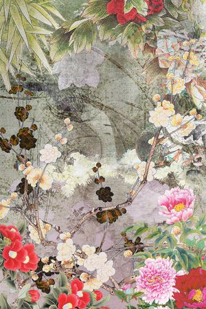 数码花型印花花型图片