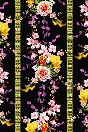 定位花印花花型图片