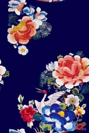 中国风印花花型图片