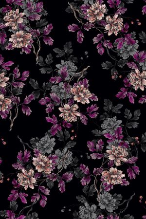 数码花型印花花型图片