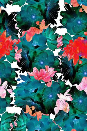 大花印花花型图片