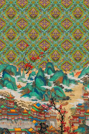 民族风印花花型图片