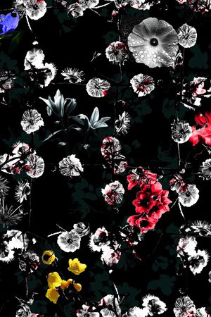 小碎花印花花型图片
