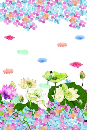 可爱印花花型图片