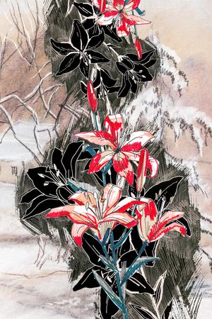数码花型印花花型图片