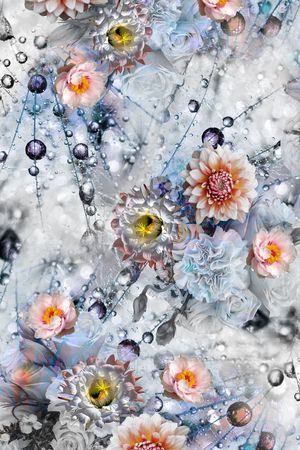 淑女印花花型图片