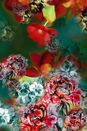 数码花型印花花型图片
