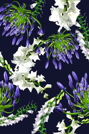 数码花型印花花型图片