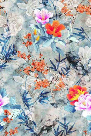 民族风印花花型图片