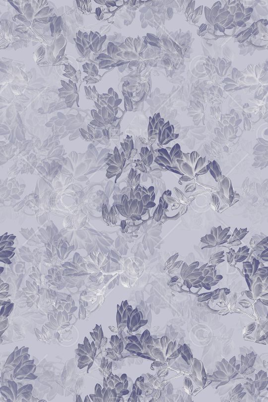 玉兰花印花花型图片
