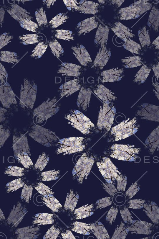 玉兰花印花花型图片