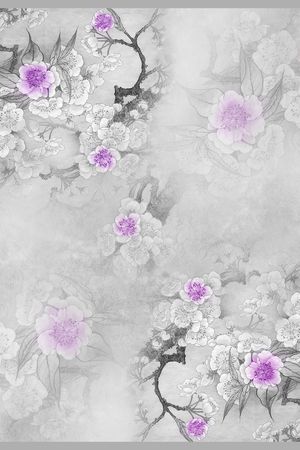 花卉印花花型图片