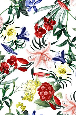 数码花型印花花型图片