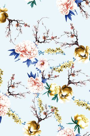 数码花型印花花型图片