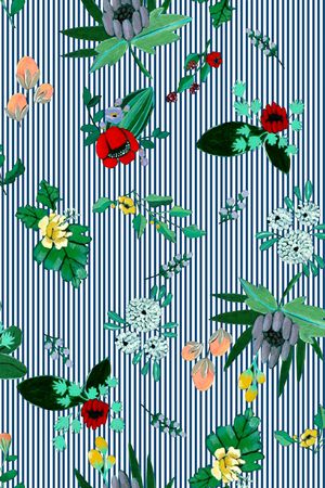 花卉印花花型图片