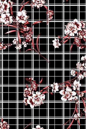 花卉印花花型图片
