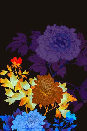 创意印花花型图片