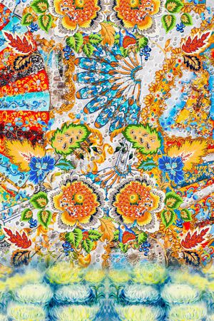 定位花印花花型图片