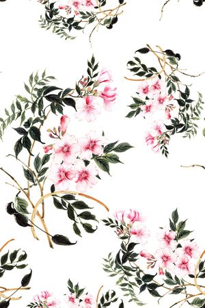 花卉印花花型图片