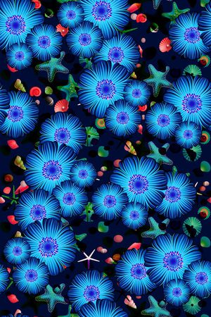 花卉印花花型图片