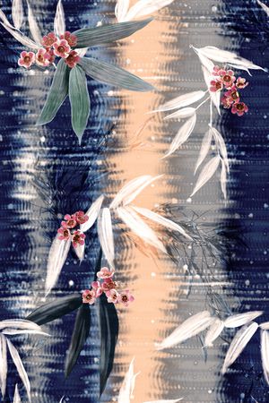 花卉印花花型图片