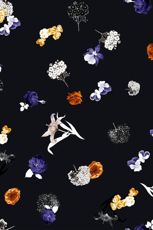 数码花型印花花型图片