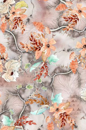 数码花型印花花型图片