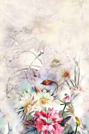 花卉印花花型图片
