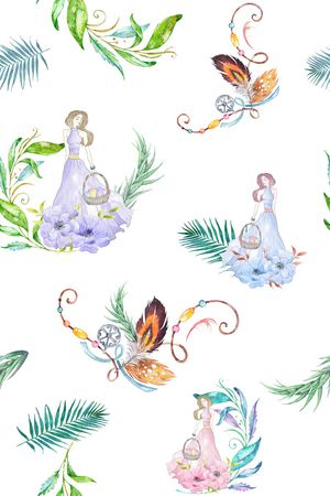 民族风印花花型图片