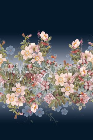 定位花印花花型图片