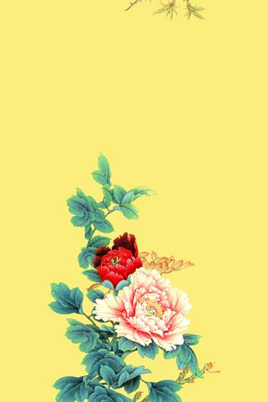 中国风印花花型图片