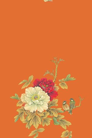 中国风印花花型图片