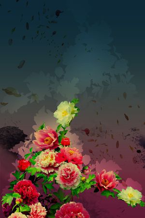 香云纱印花花型图片
