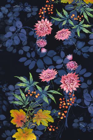 数码花型印花花型图片