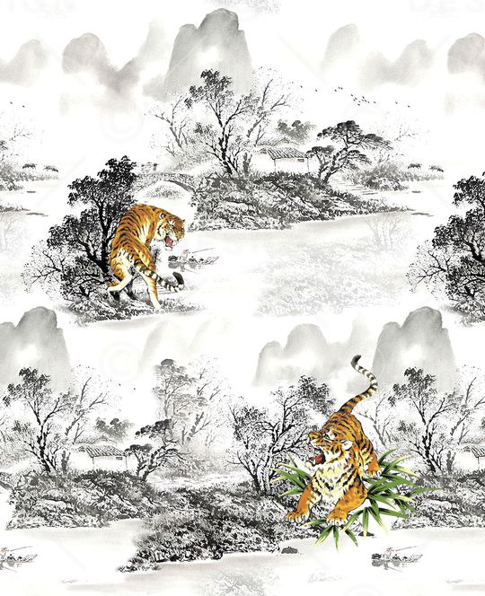 数码花型印花花型图片