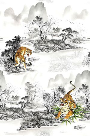 数码花型印花花型图片