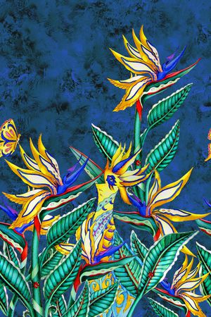 花卉印花花型图片