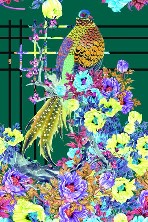 数码花型印花花型图片