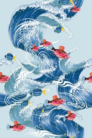 趣味印花花型图片
