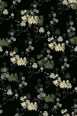 小碎花印花花型图片