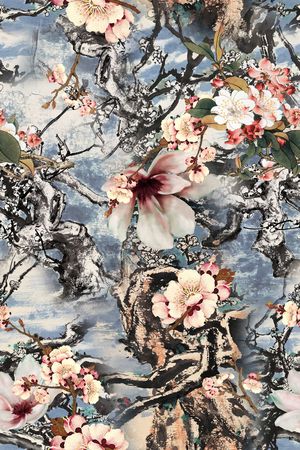 素雅印花花型图片