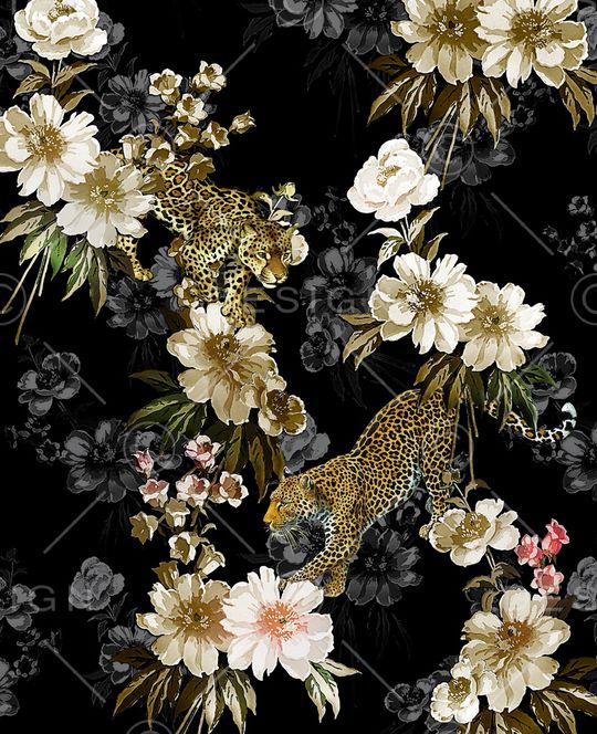 数码花型印花花型图片