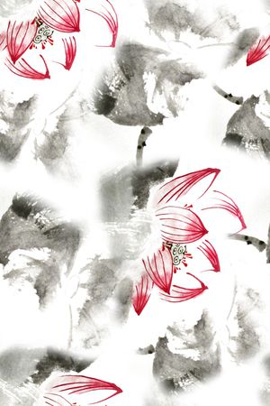 花卉印花花型图片