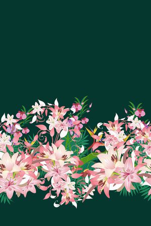 定位花印花花型图片