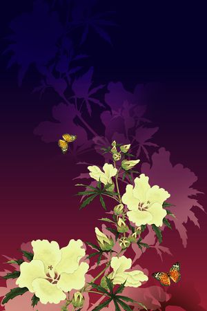 香云纱印花花型图片