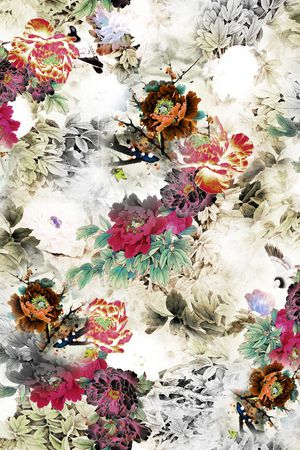 花卉印花花型图片
