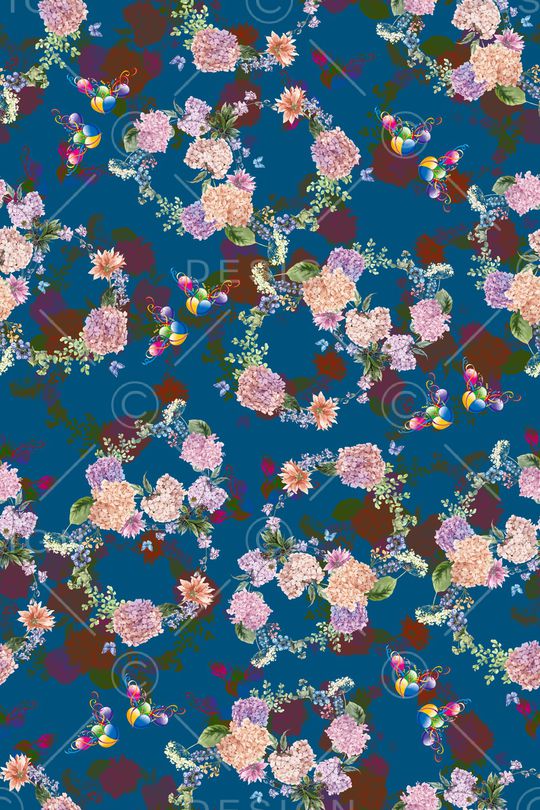 数码花型印花花型图片