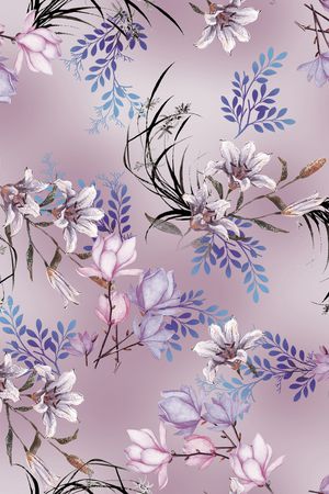 数码花型印花花型图片