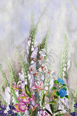 数码花型印花花型图片