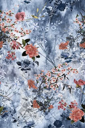 素雅印花花型图片